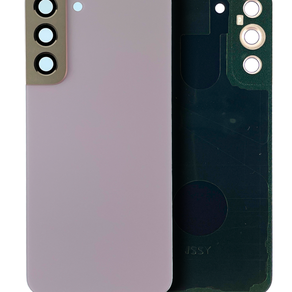Samsung Galaxy S22 Plus İle Uyumlu Arka Kapak Camı Kamera Lensiyle Uyumlu (Servis Paketi) (Mor)