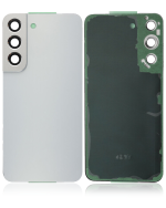 Samsung Galaxy S22 Plus İle Uyumlu Arka Kapak Camı Kamera Lensli (Servis Paketi) Uyumlu (Beyaz) - Görsel 4