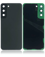 Samsung Galaxy S22 Plus İle Uyumlu Arka Kapak Camı Kamera Lensli (Servis Paketi) Uyumlu (Hayalet Siyah) - Görsel 4