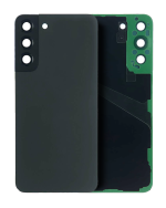 Samsung Galaxy S22 Plus İle Uyumlu Arka Kapak Camı Kamera Lensli (Servis Paketi) Uyumlu (Hayalet Siyah) - Görsel 5
