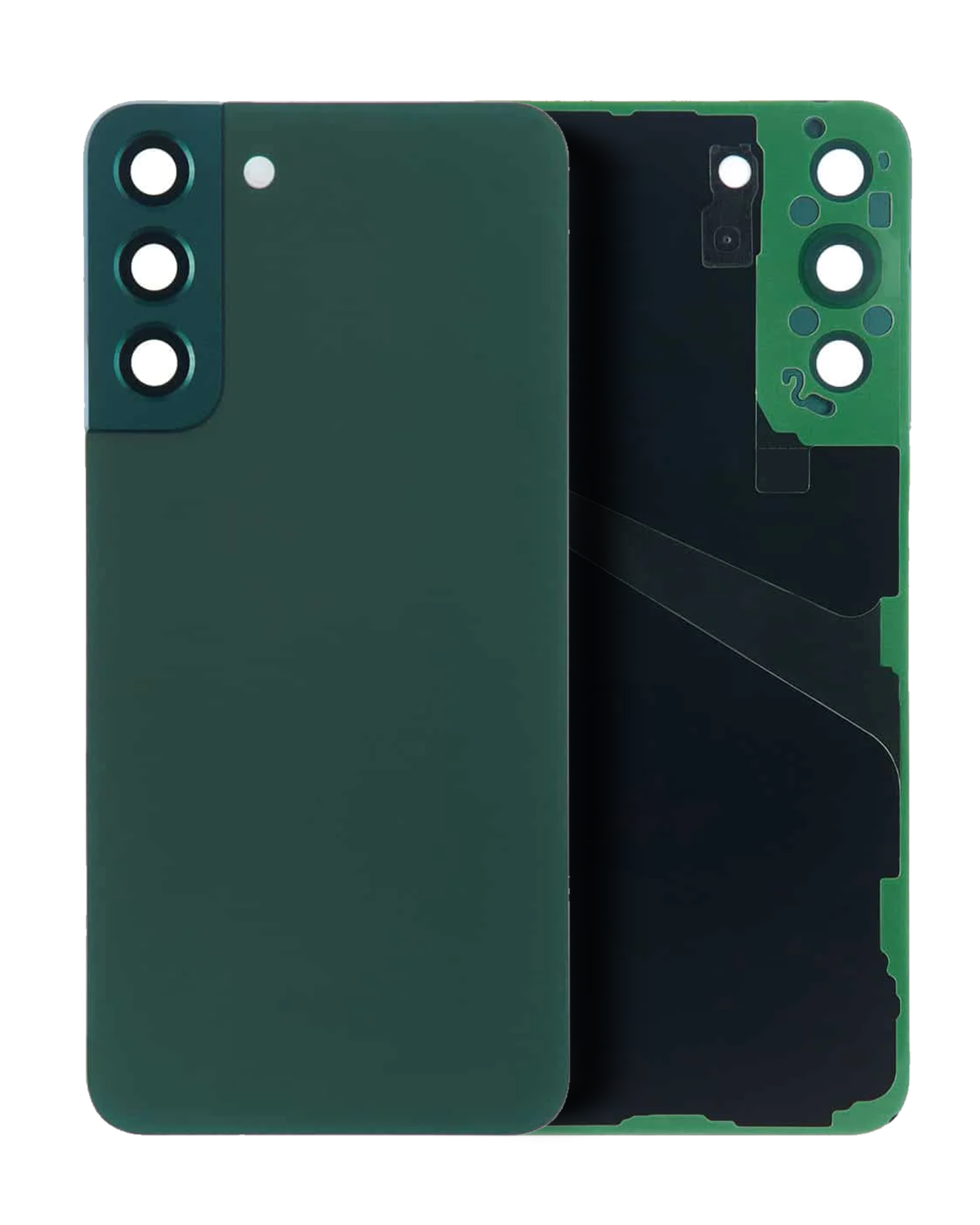 Samsung Galaxy S22 Plus İle Uyumlu Arka Kapak Camı Kamera Lensli (Servis Paketi) Uyumlu (Yeşil) - Görsel 5