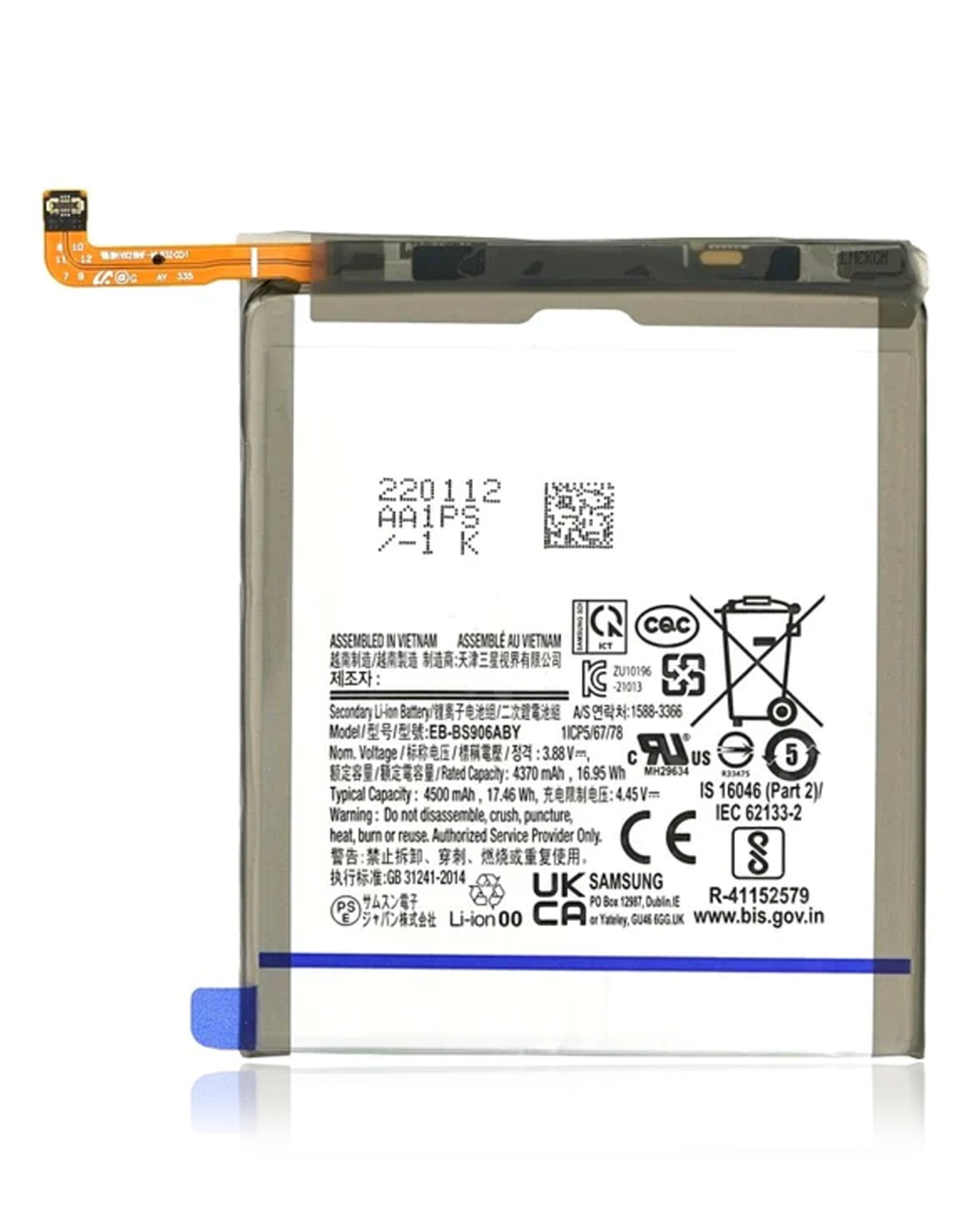 Samsung Galaxy S22 Plus İle Uyumlu Batarya Pil Batarya Pil Uyumlu (EB-BS906ABY) (Servis Paketi) - Görsel 2