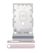 Samsung Galaxy S22 Plus İle Uyumlu Çift Sim Kart Tepsisi S22 Plus (Pembe Altın)