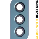 Samsung Galaxy S22 Plus İle Uyumlu İçin Çerçeve S22 Plus (Yeşil)  Halkalı Arka Kamera Lensi