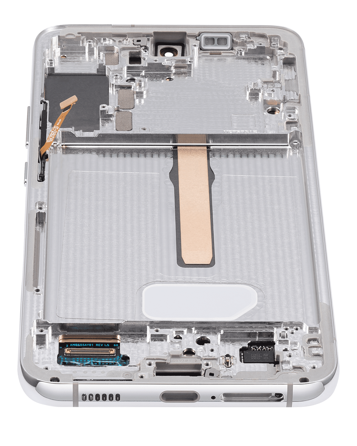 Samsung Galaxy S22 Plus İle Uyumlu İçin Çerçeveli ekran 5G - Orijinal (Beyaz)  Orijinal Ekranı - Görsel 7