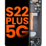 Samsung Galaxy S22 Plus İle Uyumlu İçin Çerçeveli ekran 5G  Orijinal Ekranı (Leke: A Sınıfı) (Hayalet Siyah)
