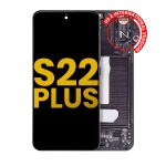 Samsung Galaxy S22 Plus İle Uyumlu İçin Çerçeveli ekran 5G - Orijinal (Phantom Black)  Orijinal Ekranı