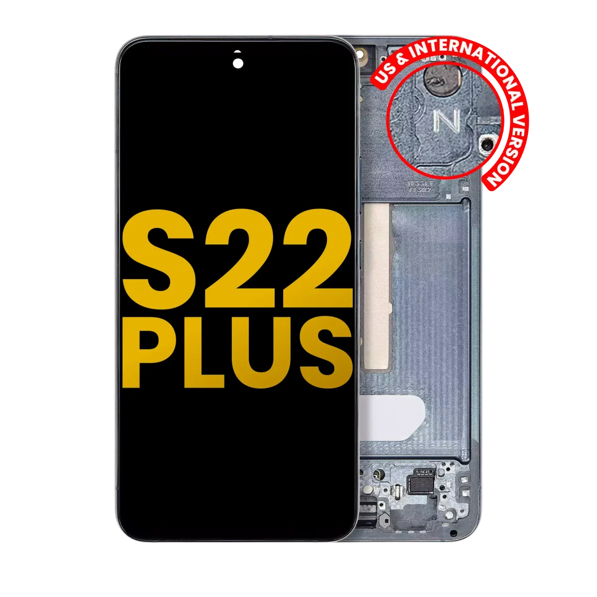 Samsung Galaxy S22 Plus İle Uyumlu İçin Çerçeveli ekran 5G - Orijinal (Yeşil)  Orijinal Ekranı - Görsel 2