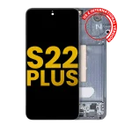 Samsung Galaxy S22 Plus İle Uyumlu İçin Çerçeveli ekran 5G - Orijinal (Yeşil)  Orijinal Ekranı