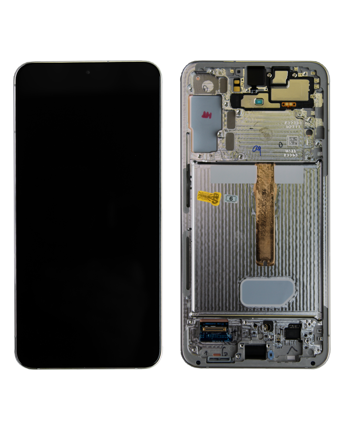 Samsung Galaxy S22 Plus İle Uyumlu İçin Çerçeveli ekran 5G (Service Pack) (Beyaz)  Orijinal Ekranı - Görsel 2