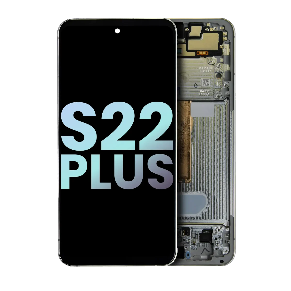 Samsung Galaxy S22 Plus İle Uyumlu İçin Çerçeveli ekran 5G (Service Pack) (Beyaz)  Orijinal Ekranı - Görsel 5