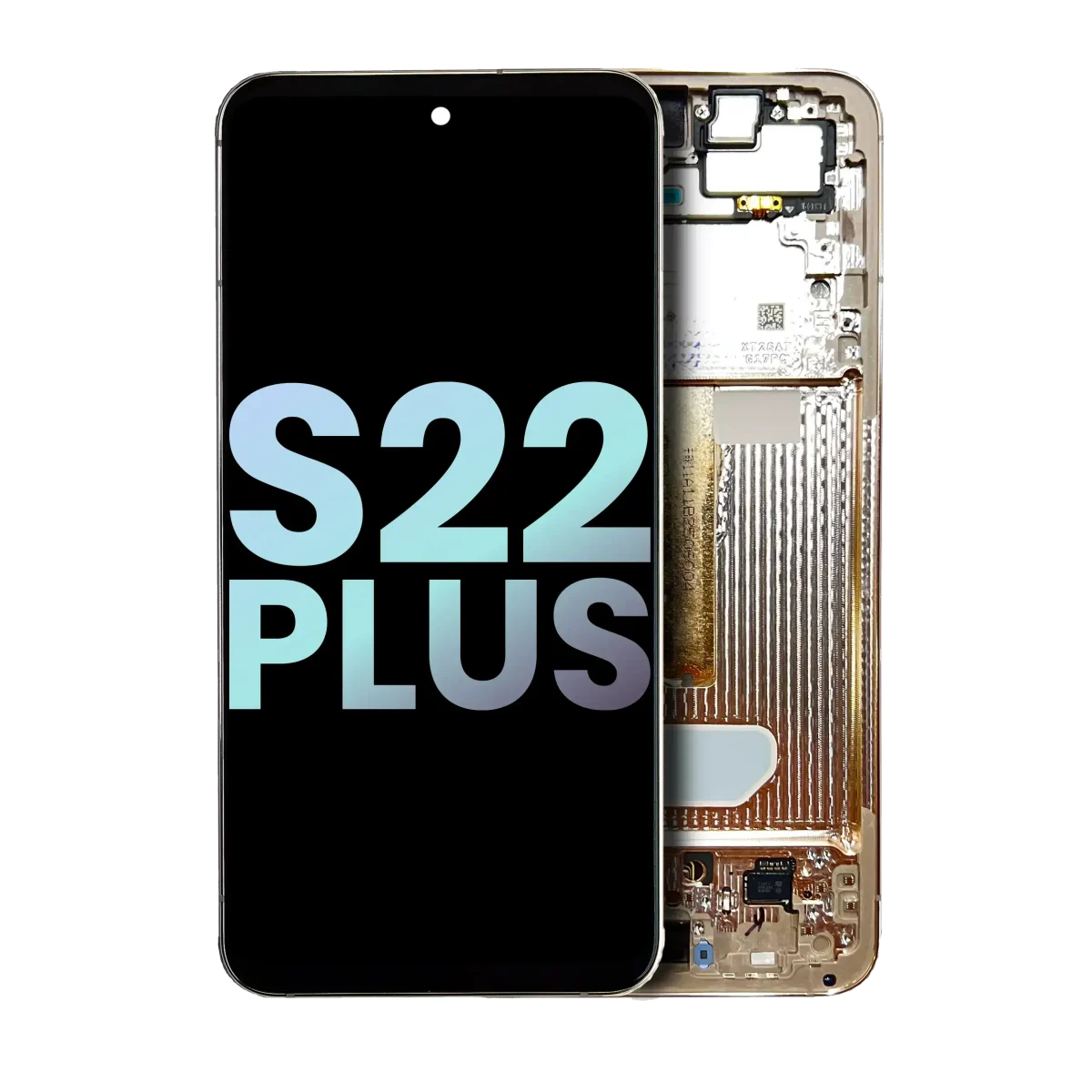 Samsung Galaxy S22 Plus İle Uyumlu İçin Çerçeveli ekran 5G (Service Pack) (Violet)  Orijinal Ekranı Uyumlu - Görsel 5