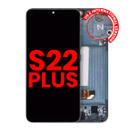 Samsung Galaxy S22 Plus İle Uyumlu İçin Çerçeveli ekran 5G - (Yeşil)  Orijinal Ekranı