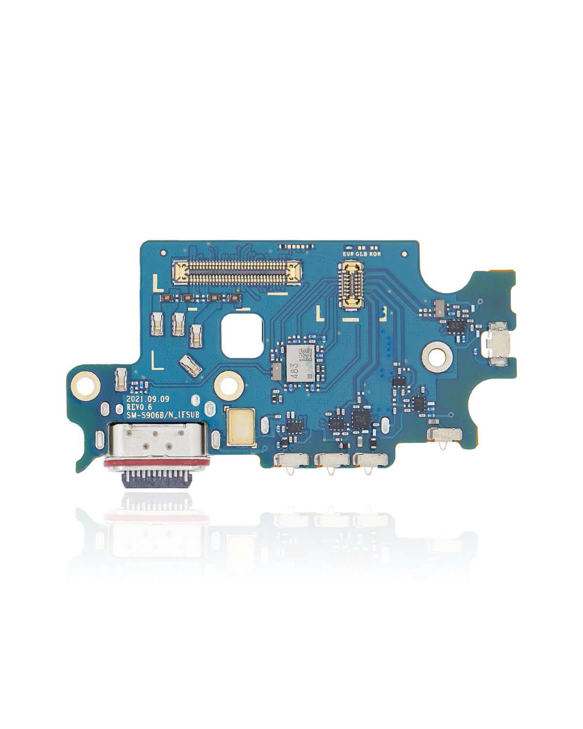 Samsung Galaxy S22 Plus İle Uyumlu Kart Okuyuculu Şarj Portu Kartı (S906B/N) (Uluslararası Sürüm) (Premium) - Görsel 3
