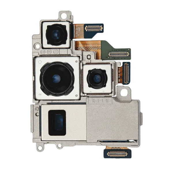 Samsung Galaxy S22 Ultra İle Uyumlu 5G Arka Kamera Ekranı (Geniş ve Periskop ve Ultra Geniş ve Telefoto) (Kullanılmış OEM Çekme: Sınıf A)