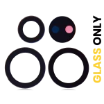 Samsung Galaxy S22 Ultra İle Uyumlu 5G Arka Kamera Lensi (Sadece Cam) Yapışkanlı (5 Parça Set)