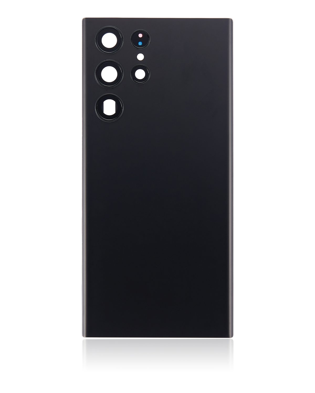 Samsung Galaxy S22 Ultra İle Uyumlu 5G Arka Kapak Camı Kamera Lensiyle  (Aftermarket Plus) (Phantom Black) - Görsel 3