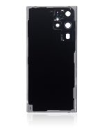 Samsung Galaxy S22 Ultra İle Uyumlu 5G Arka Kapak Camı Kamera Lensiyle  (Aftermarket Plus) (Phantom Black) - Görsel 4