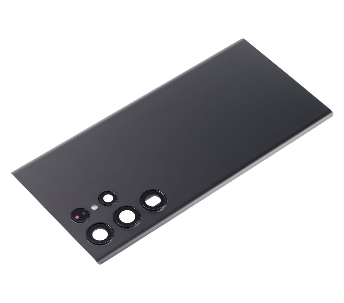 Samsung Galaxy S22 Ultra İle Uyumlu 5G Arka Kapak Camı Kamera Lensiyle  (Aftermarket Plus) (Phantom Black) - Görsel 5