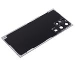 Samsung Galaxy S22 Ultra İle Uyumlu 5G Arka Kapak Camı Kamera Lensiyle  (Aftermarket Plus) (Phantom Black) - Görsel 6