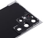 Samsung Galaxy S22 Ultra İle Uyumlu 5G Arka Kapak Camı Kamera Lensiyle  (Aftermarket Plus) (Phantom Black) - Görsel 7