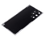 Samsung Galaxy S22 Ultra İle Uyumlu 5G Arka Kapak Camı Kamera Lensli  (Beyaz) - Görsel 5