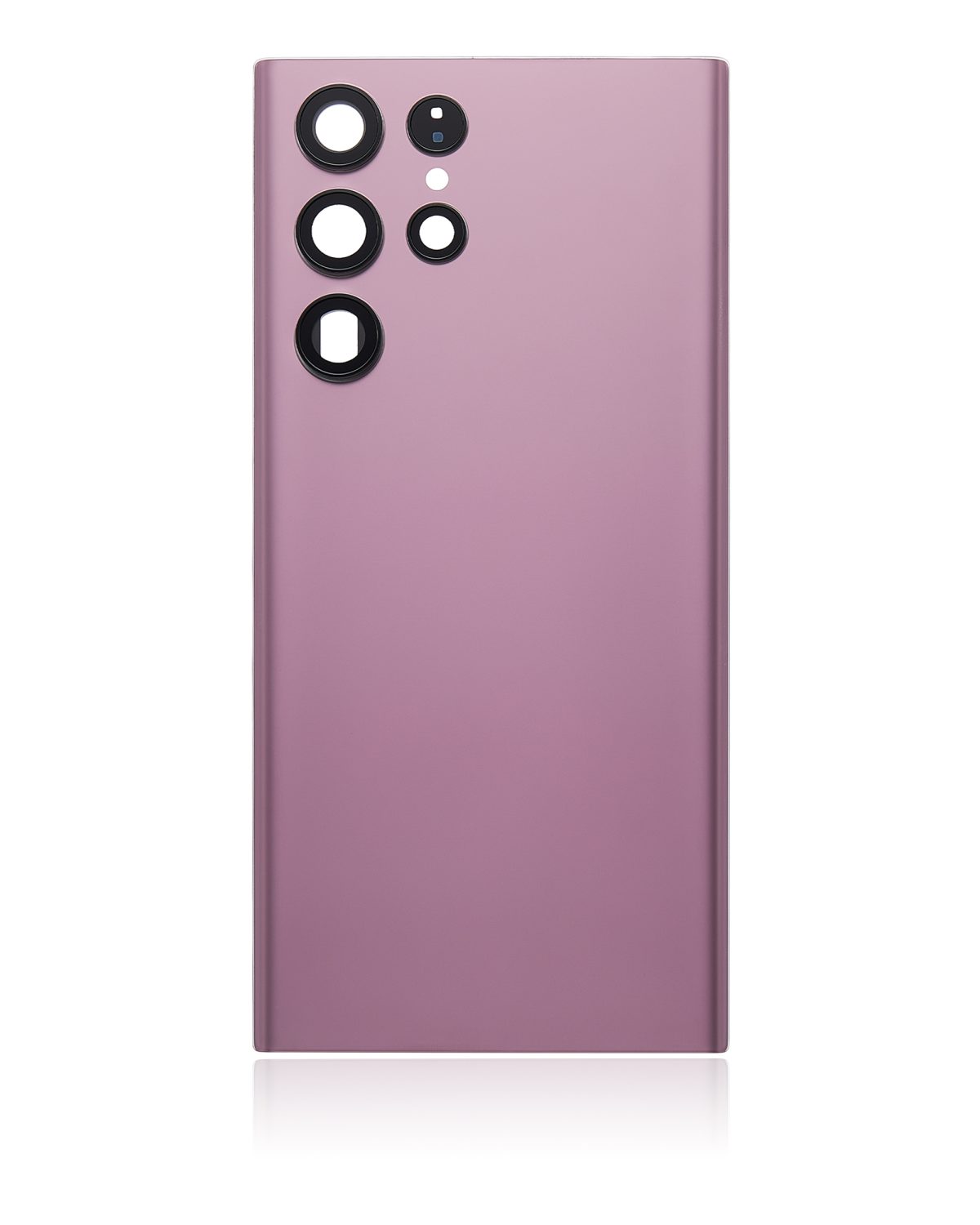 Samsung Galaxy S22 Ultra İle Uyumlu 5G Arka Kapak Camı Kamera Lensli (Bordo) - Görsel 3