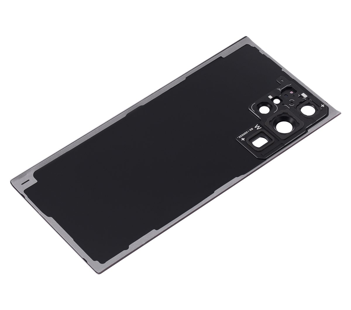 Samsung Galaxy S22 Ultra İle Uyumlu 5G Arka Kapak Camı Kamera Lensli (Bordo) - Görsel 5