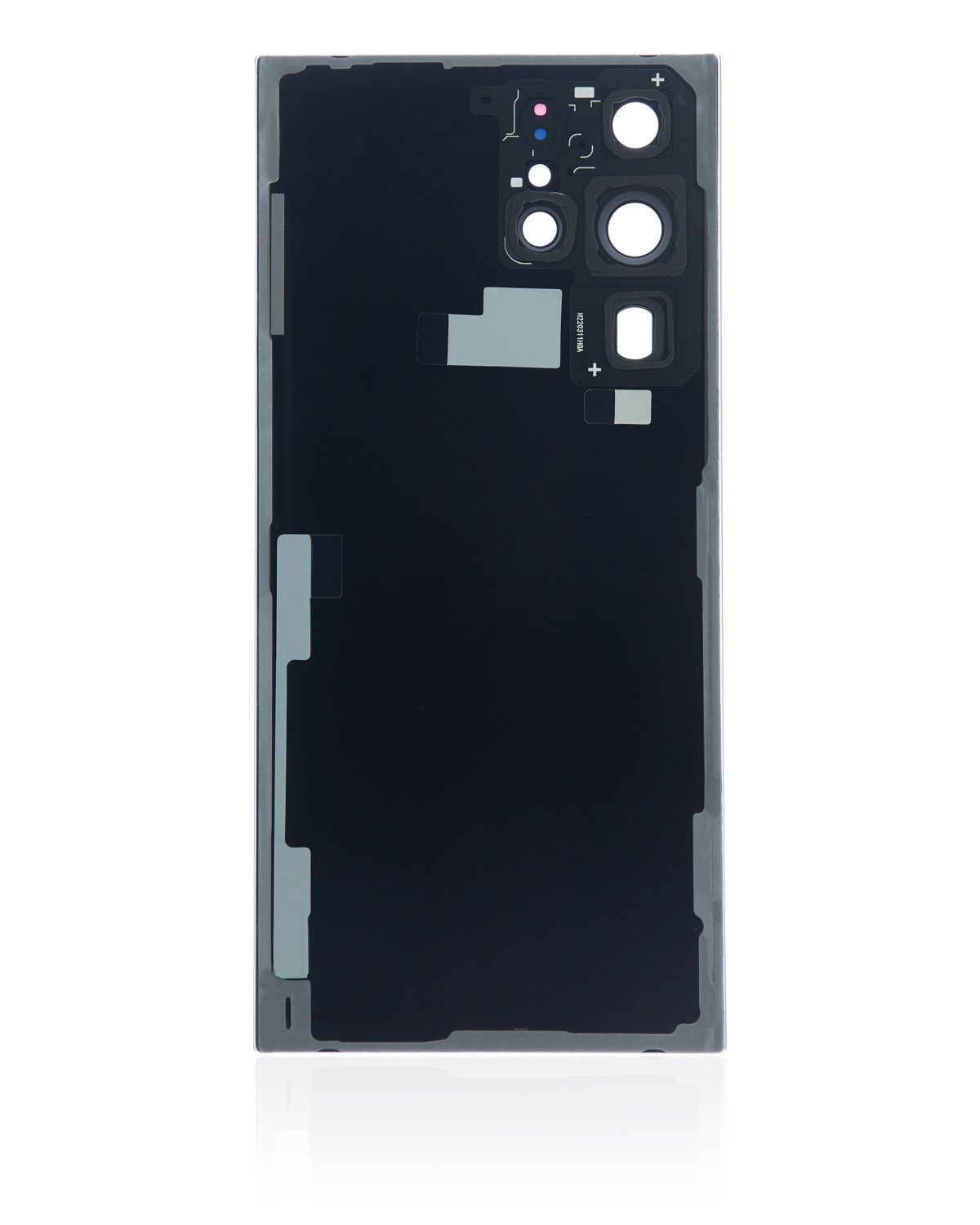 Samsung Galaxy S22 Ultra İle Uyumlu 5G Arka Kapak Camı Kamera Lensli  (Grafit) - Görsel 2
