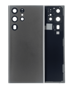 Samsung Galaxy S22 Ultra İle Uyumlu 5G Arka Kapak Camı Kamera Lensli  (Grafit)