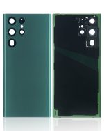 Samsung Galaxy S22 Ultra İle Uyumlu 5G Arka Kapak Camı Kamera Lensli  (Yeşil) - Görsel 2
