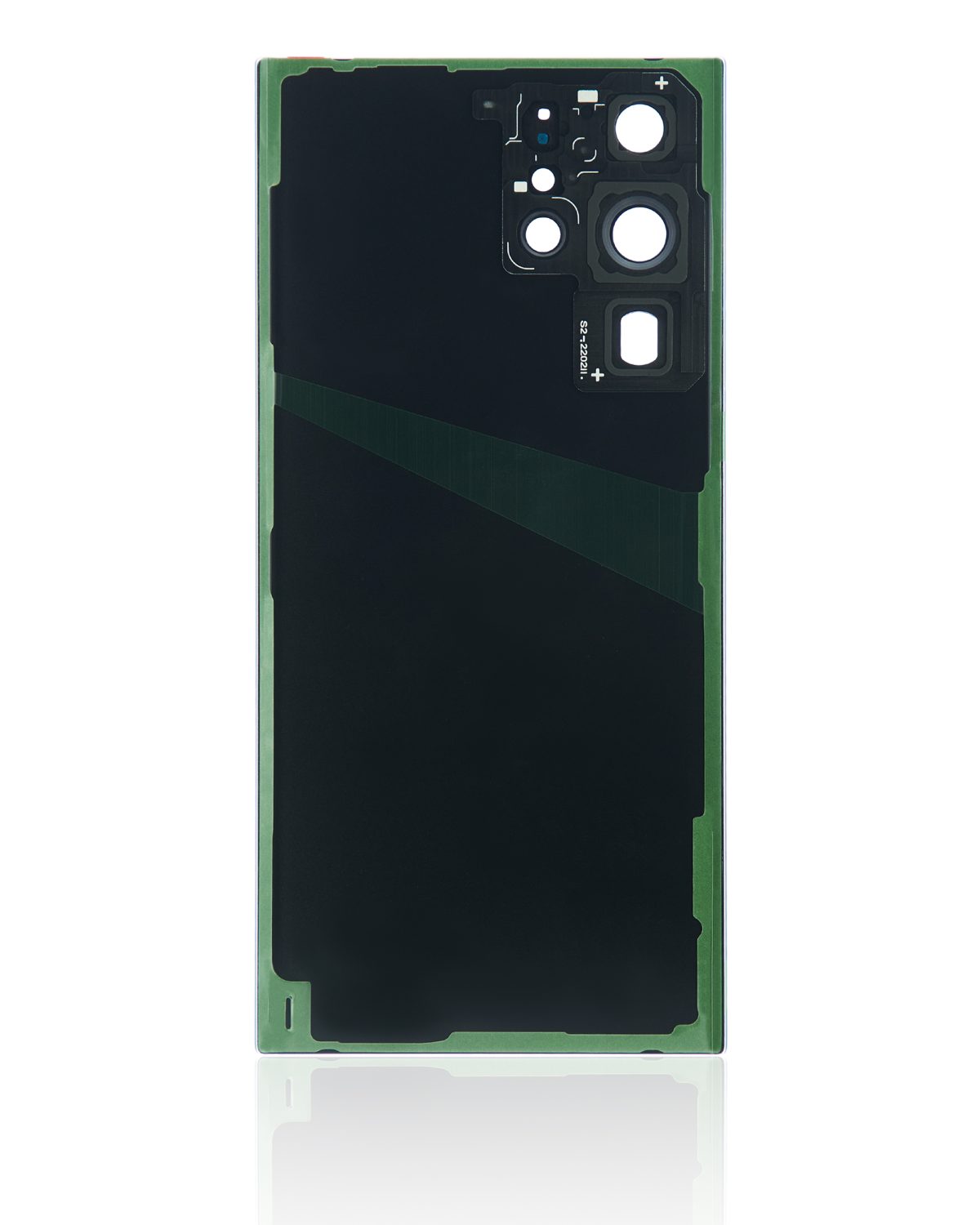 Samsung Galaxy S22 Ultra İle Uyumlu 5G Arka Kapak Camı Kamera Lensli  (Yeşil) - Görsel 4