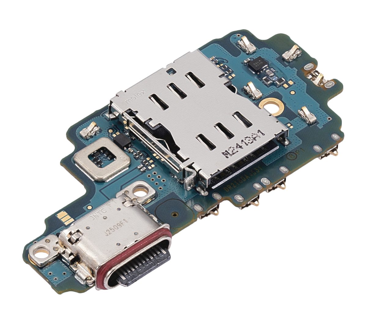 Samsung Galaxy S22 Ultra İle Uyumlu 5G (S9080) (Çift Sim Versiyonu) (Premium) Sim Kart Okuyuculu Şarj Portu Kartı - Görsel 4