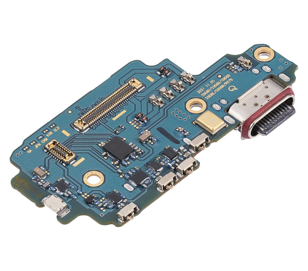 Samsung Galaxy S22 Ultra İle Uyumlu 5G (S9080) (Çift Sim Versiyonu) (Premium) Sim Kart Okuyuculu Şarj Portu Kartı - Görsel 5