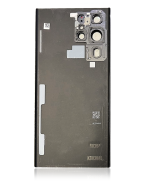 Samsung Galaxy S22 Ultra İle Uyumlu Arka Kapak Camı Kamera Lensli (Servis Paketi) (Phantom Siyah) - Görsel 4