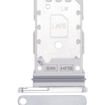 Samsung Galaxy S22 Ultra İle Uyumlu Çift Sim Kart Tepsisi (Beyaz)