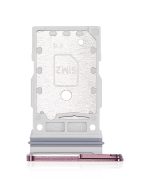 Samsung Galaxy S22 Ultra İle Uyumlu Çift Sim Kart Tepsisi (Bordo) - Görsel 3