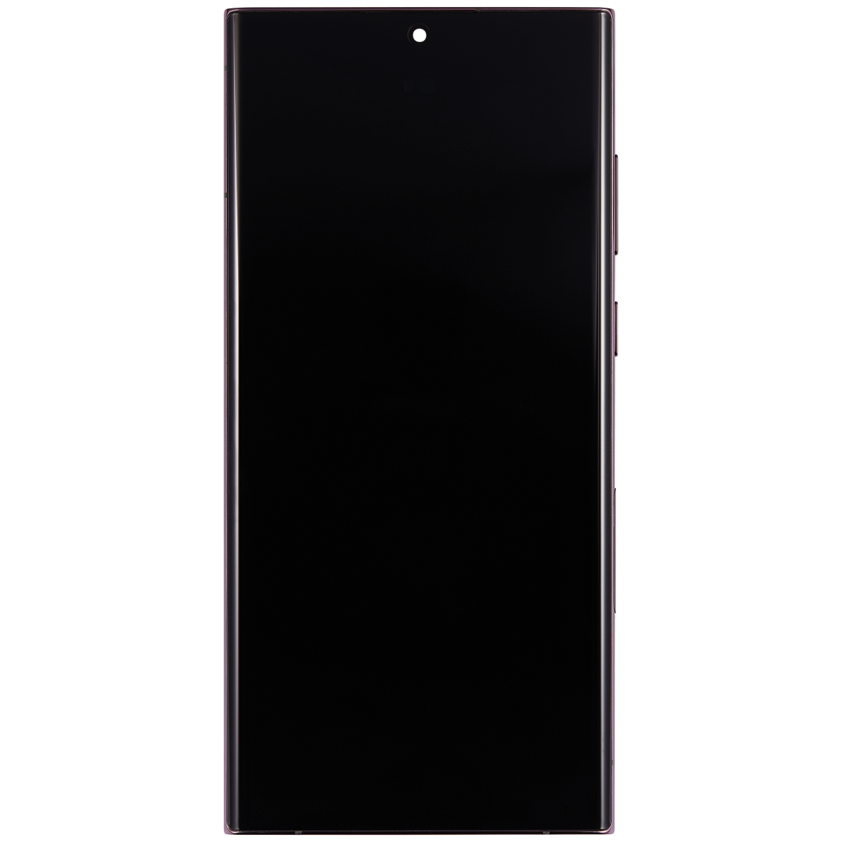 Samsung Galaxy S22 Ultra İle Uyumlu İçin Çerçeveli ekran 5G - (Aftermarket Plus) (Bordo) - Görsel 4