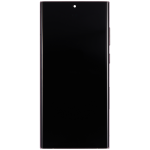 Samsung Galaxy S22 Ultra İle Uyumlu İçin Çerçeveli ekran 5G - (Aftermarket Plus) (Bordo) - Görsel 4