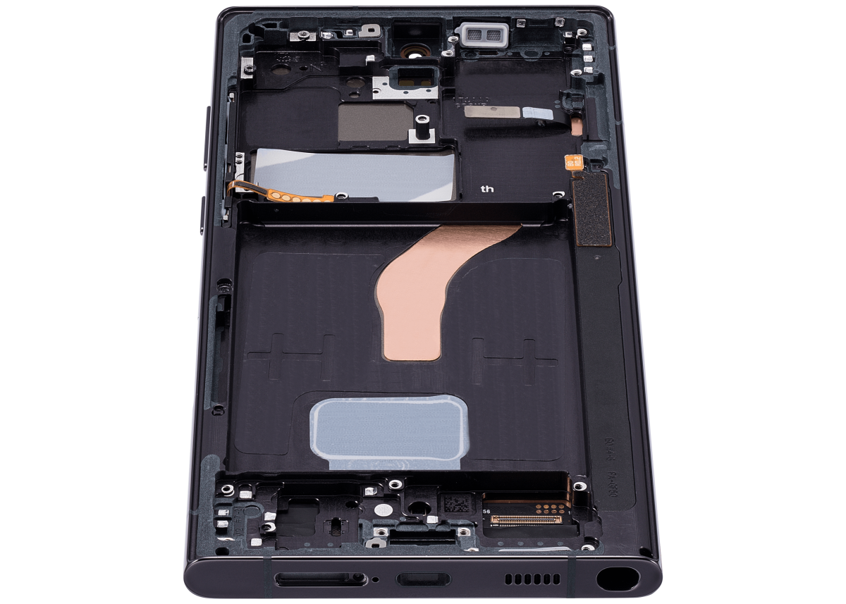 Samsung Galaxy S22 Ultra İle Uyumlu İçin Çerçeveli ekran 5G - (Aftermarket Plus) (Phantom Black) - Görsel 8