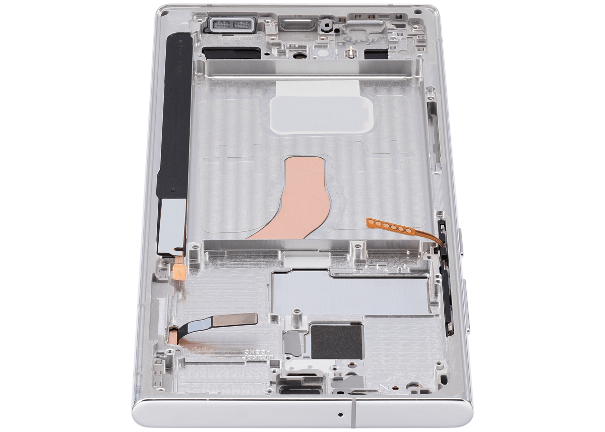 Samsung Galaxy S22 Ultra İle Uyumlu İçin Çerçeveli ekran 5G - (Aftermarket Plus) (Phantom White) - Görsel 8