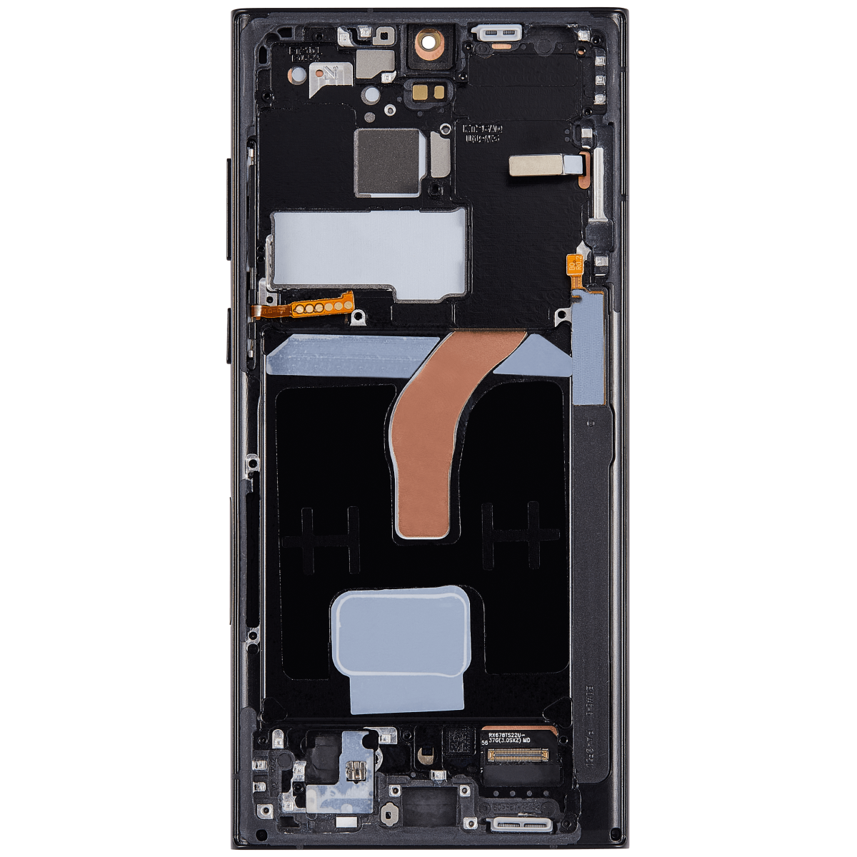 Samsung Galaxy S22 Ultra İle Uyumlu İçin Çerçeveli ekran 5G - (Grafit)  Orijinal Ekranı - Görsel 4