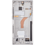 Samsung Galaxy S22 Ultra İle Uyumlu İçin Çerçeveli ekran 5G - Orijinal (Phantom Beyazı)  Orijinal Ekranı - Görsel 4