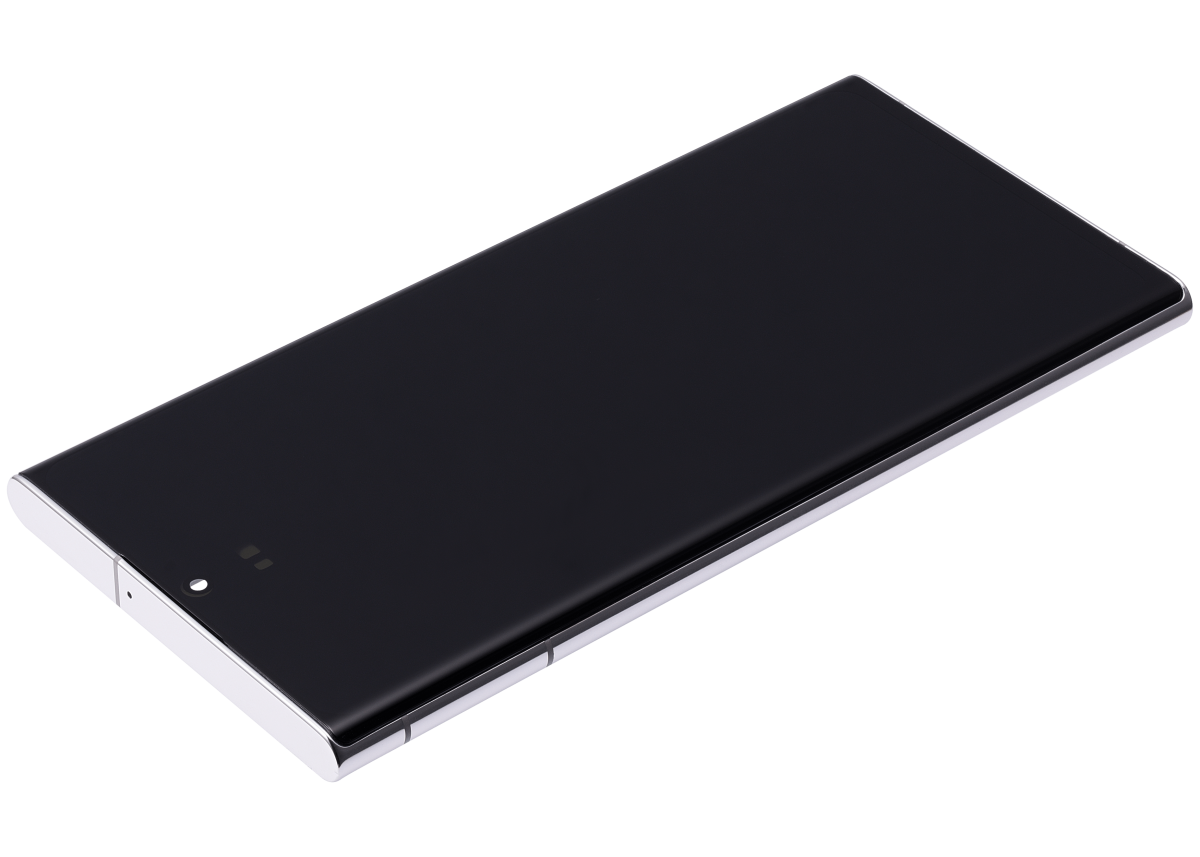 Samsung Galaxy S22 Ultra İle Uyumlu İçin Çerçeveli ekran 5G - Orijinal (Phantom Beyazı)  Orijinal Ekranı - Görsel 5