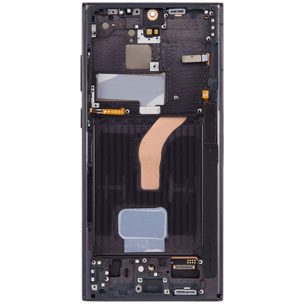 Samsung Galaxy S22 Ultra İle Uyumlu İçin Çerçeveli ekran 5G - Orijinal (Phantom Black)  Orijinal Ekranı - Görsel 4