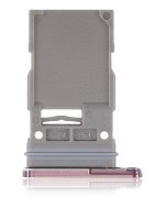 Samsung Galaxy S22 Ultra İle Uyumlu Tek Sim Kart Tepsisi (Bordo) - Görsel 3
