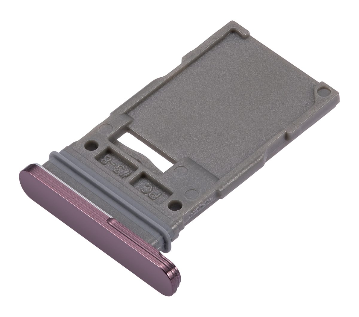 Samsung Galaxy S22 Ultra İle Uyumlu Tek Sim Kart Tepsisi (Bordo) - Görsel 4