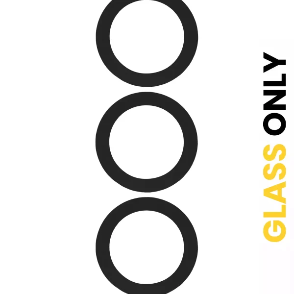 Samsung Galaxy S23 5G İle Uyumlu Arka Kamera Lensi (Sadece Cam) Yapışkanlı S23 Plus 5G (Siyah)