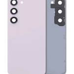 Samsung Galaxy S23 5G İle Uyumlu Arka Kapak Camı Kamera Lensiyle  (Aftermarket Plus) (Lavanta)
