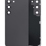 Samsung Galaxy S23 5G İle Uyumlu Arka Kapak Camı Kamera Lensiyle  (Aftermarket Plus) (Phantom Black)